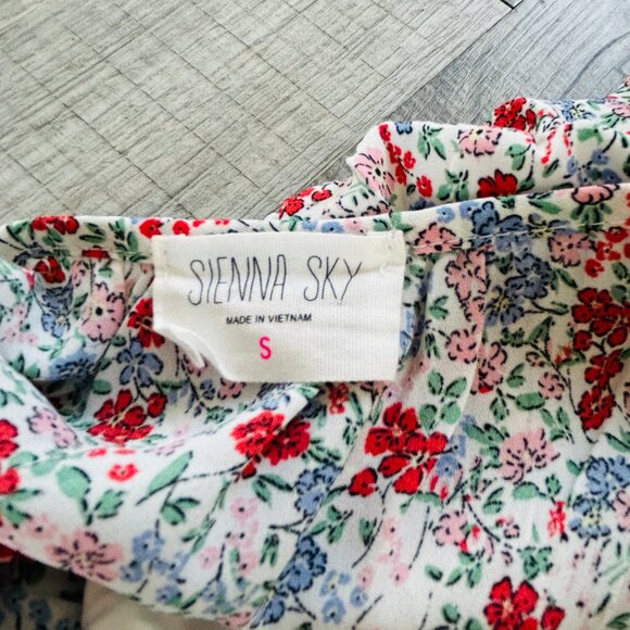 Sienna Sky Floral Summer Mini Dress (size S) - Picture 8 of 10